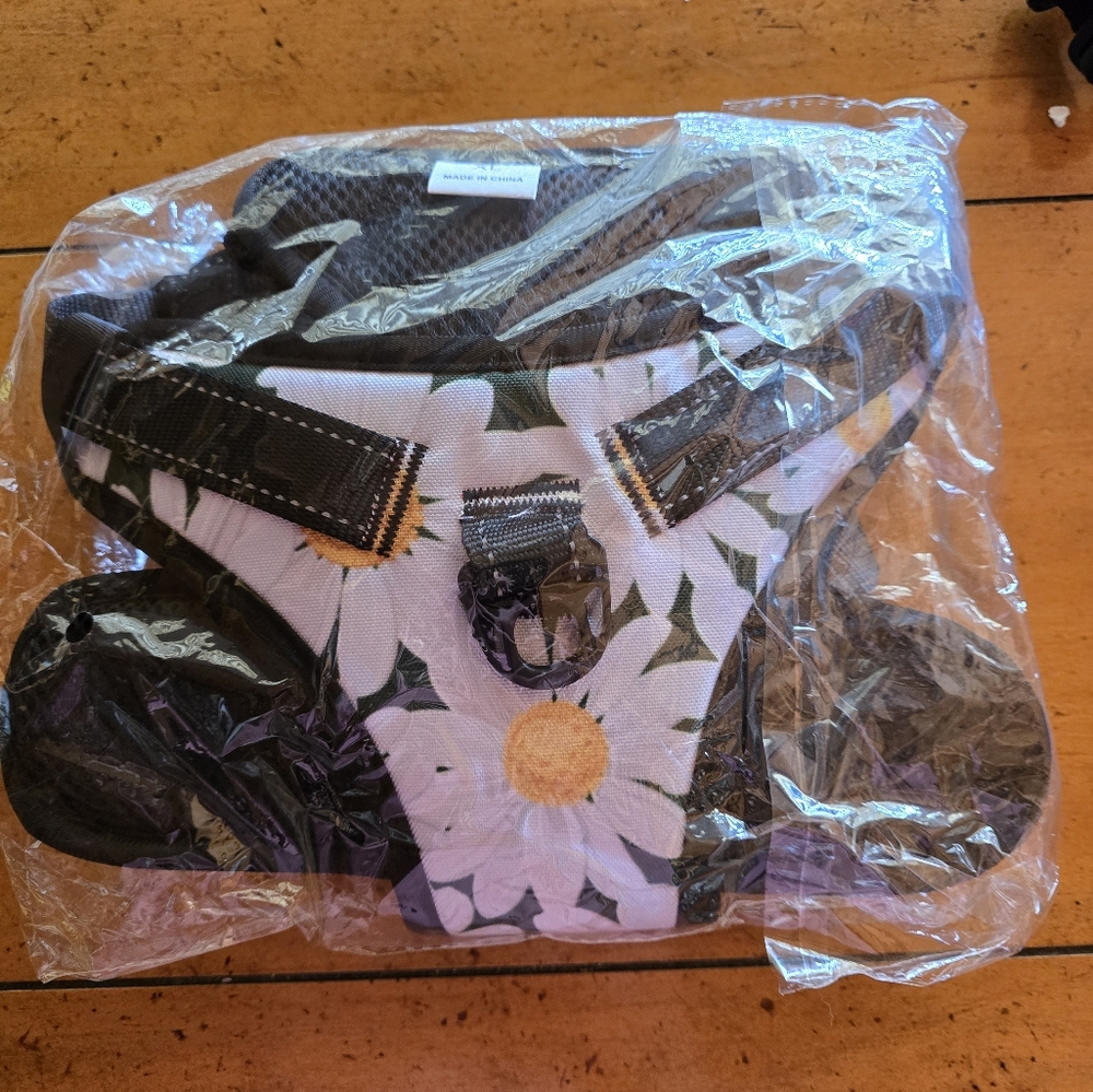 New Daisy Flower No Pull Dog Harness for Large Dogs Size XL